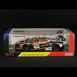McLaren 720S GT3 Evo n° 59 6th 24h Spa 2025 1/43 Spark SB852