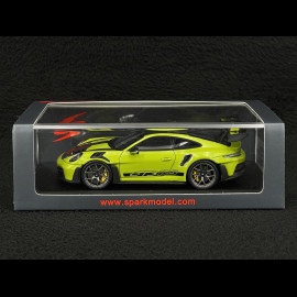 Porsche 911 GT3 RS Typ 992 2023 Weissach Package Lind Grün / Schwarze Streifen 1/43 Spark S8780