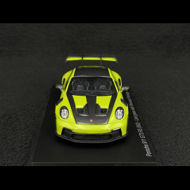 Porsche 911 GT3 RS Typ 992 2023 Weissach Package Lind Grün / Schwarze Streifen 1/43 Spark S8780
