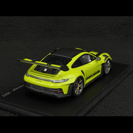 Porsche 911 GT3 RS Typ 992 2023 Weissach Package Lind Grün / Schwarze Streifen 1/43 Spark S8780