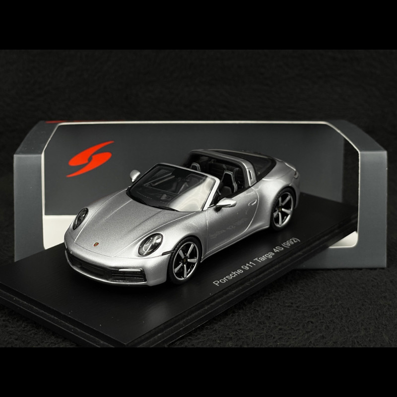 Porsche 911 Targa 4S Typ 992 2021 GT Silber 1/43 Spark S6128