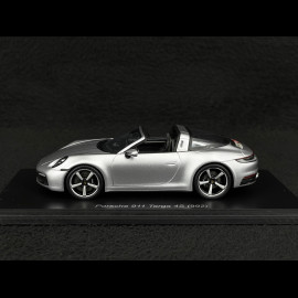 Porsche 911 Targa 4S Typ 992 2021 GT Silber 1/43 Spark S6128