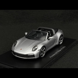 Porsche 911 Targa 4S Typ 992 2021 GT Silber 1/43 Spark S6128