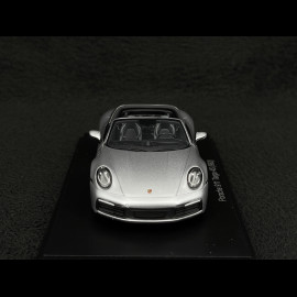 Porsche 911 Targa 4S Type 992 2021 GT Silver 1/43 Spark S6128
