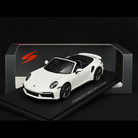 Porsche 911 Turbo S Cabriolet Typ 992 2021 Weiß 1/43 Spark S8784