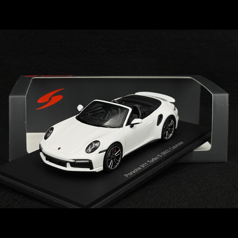 Porsche 911 Turbo S Cabriolet Type 992 2021 White 1/43 Spark S8784