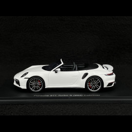 Porsche 911 Turbo S Cabriolet Typ 992 2021 Weiß 1/43 Spark S8784