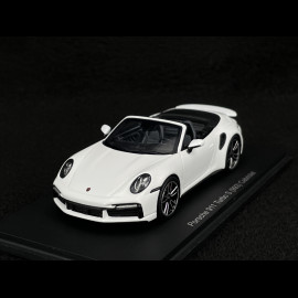 Porsche 911 Turbo S Cabriolet Typ 992 2021 Weiß 1/43 Spark S8784