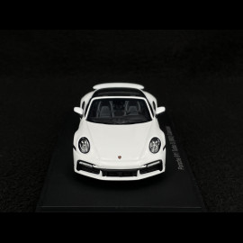 Porsche 911 Turbo S Cabriolet Typ 992 2021 Weiß 1/43 Spark S8784