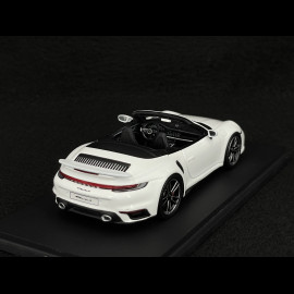 Porsche 911 Turbo S Cabriolet Typ 992 2021 Weiß 1/43 Spark S8784
