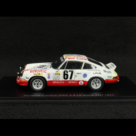 Porsche 911 Carrera RSR 2.8 n° 67 24h Le Mans 1974 1/43 Spark S9797
