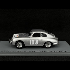 Porsche 356 B T5 n° 108 Sieger Tour de Corse 1960 1/43 Spark S6145