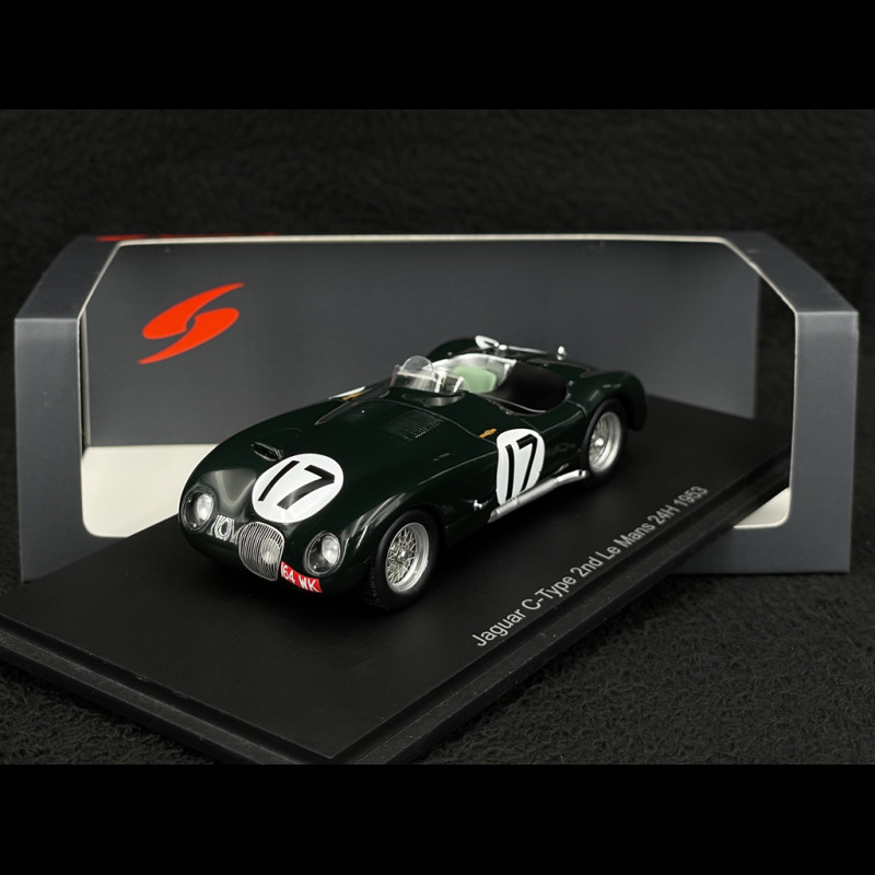 Jaguar XK 120 C-Type n° 17 2. 24h Le Mans 1953 1/43 Spark S2944