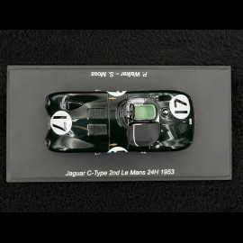 Jaguar XK 120 C-Type n° 17 2nd 24h Le Mans 1953 1/43 Spark S2944