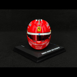 Charles Leclerc Helmet Ferrari n° 16 4th Italian GP 2025 F1 1/5 LookSmart LSHEL020