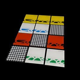 Set of 12 Porsche Coasters Carrera 2.7 / Pepita WAP05016226GLU