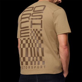 Porsche T-Shirt Motorsport Raceborn Beige WAP91226MSF - Unisex