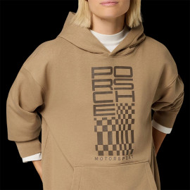 Porsche Kapuzenpullover Motorsport Raceborn Beige WAP91426MSF - Unisex