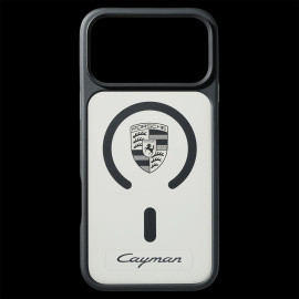 Porsche Handyhülle iPhone 18 Pro Max MagSafe Schwarz / Transparent Anpassbar WAP03000426SNC
