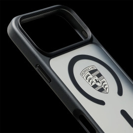 Porsche Handyhülle iPhone 18 Pro Max MagSafe Schwarz / Transparent Anpassbar WAP03000426SNC