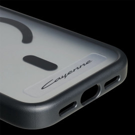 Porsche Handyhülle iPhone 18 Pro MagSafe Schwarz / Transparent Anpassbar WAP03000226SNC