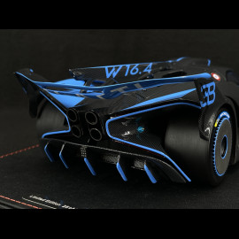 Bugatti Bolide 2024 Bugatti Blau / Carbon Schwarz 1/18 MCM