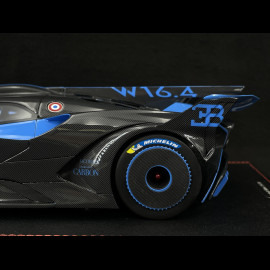 Bugatti Bolide 2024 Bugatti Blue / Black Carbon 1/18 MCM