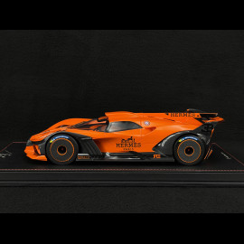 Bugatti Bolide 2024 Hermès Orange / Black Carbon 1/18 MCM BUGOR