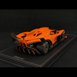 Bugatti Bolide 2024 Hermès Orange / Carbon Schwarz 1/18 MCM BUGOR