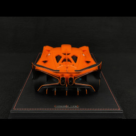 Bugatti Bolide 2024 Hermès Orange / Carbon Schwarz 1/18 MCM BUGOR