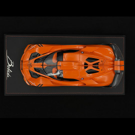 Bugatti Bolide 2024 Hermès Orange / Carbon Schwarz 1/18 MCM BUGOR