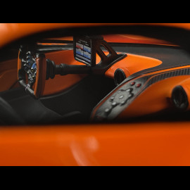 Bugatti Bolide 2024 Hermès Orange / Carbon Schwarz 1/18 MCM BUGOR