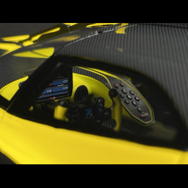 Bugatti Bolide 2024 Gelb / Carbon Schwarz 1/18 MCM