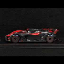 Bugatti Bolide 2024 Rot / Carbon Schwarz 1/18 MCM