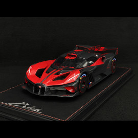 Bugatti Bolide 2024 Rot / Carbon Schwarz 1/18 MCM