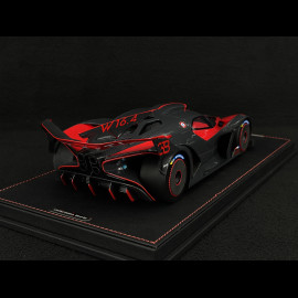 Bugatti Bolide 2024 Rot / Carbon Schwarz 1/18 MCM
