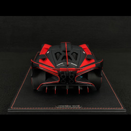 Bugatti Bolide 2024 Rot / Carbon Schwarz 1/18 MCM