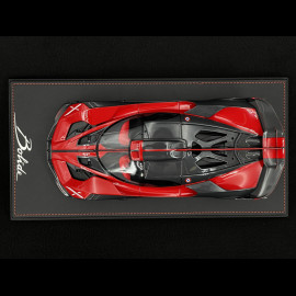Bugatti Bolide 2024 Red / Black Carbon 1/18 MCM