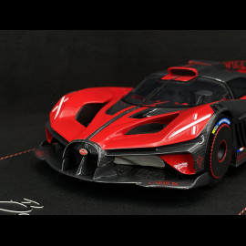 Bugatti Bolide 2024 Red / Black Carbon 1/18 MCM