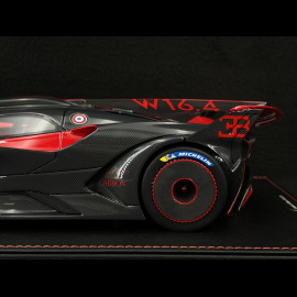 Bugatti Bolide 2024 Rot / Carbon Schwarz 1/18 MCM
