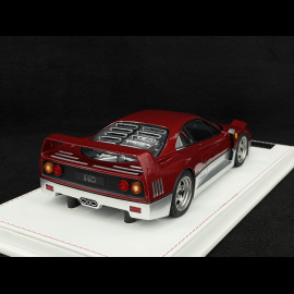 Ferrari F40 1987 Carbon Rot / Silber 1/18 GL Model GLF40