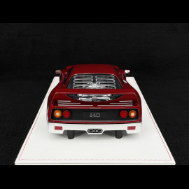 Ferrari F40 1987 Carbon Rot / Silber 1/18 GL Model GLF40