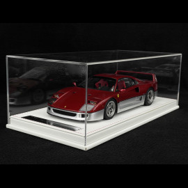Ferrari F40 1987 Carbon Rot / Silber 1/18 GL Model GLF40