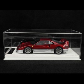 Ferrari F40 1987 Carbon Rot / Silber 1/18 GL Model GLF40