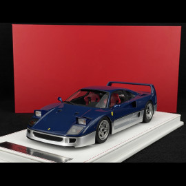 Ferrari F40 1987 Carbon Blau / Silber 1/18 GL Model GLF40