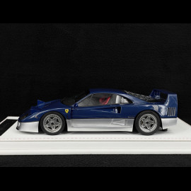 Ferrari F40 1987 Carbon Blau / Silber 1/18 GL Model GLF40