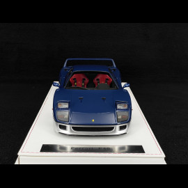 Ferrari F40 1987 Carbon Blau / Silber 1/18 GL Model GLF40