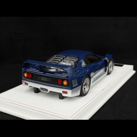 Ferrari F40 1987 Carbon Blue / Silver 1/18 GL Model GLF40