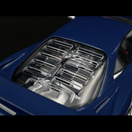 Ferrari F40 1987 Carbon Blau / Silber 1/18 GL Model GLF40