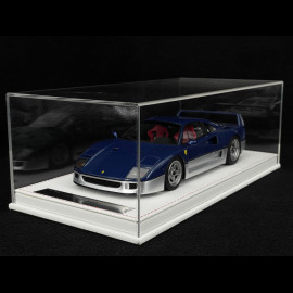 Ferrari F40 1987 Carbon Blau / Silber 1/18 GL Model GLF40